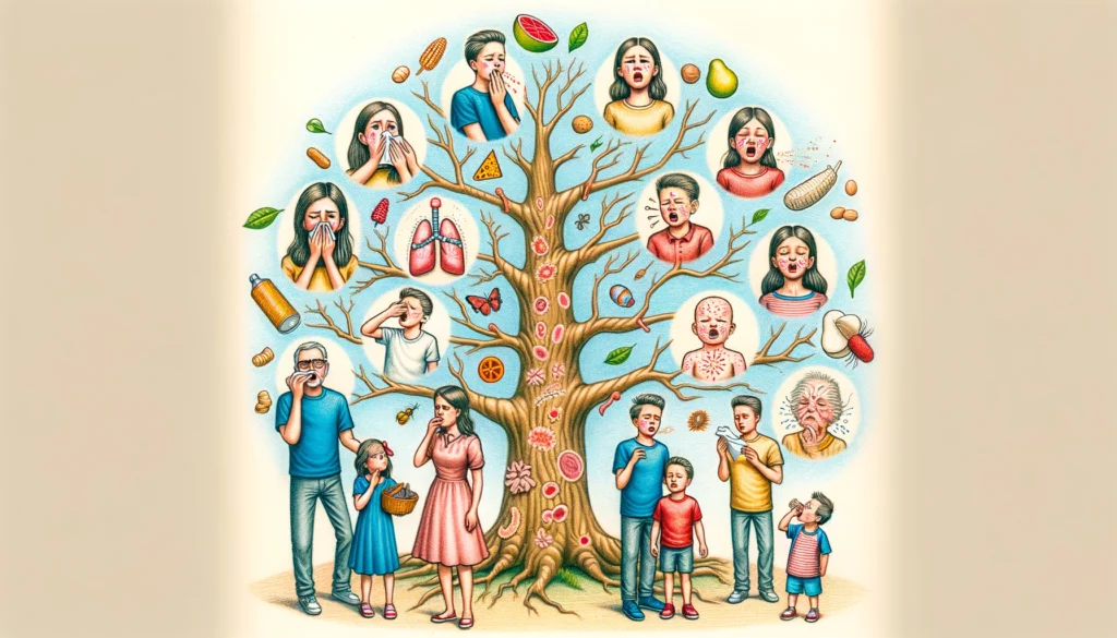 family history of allergies