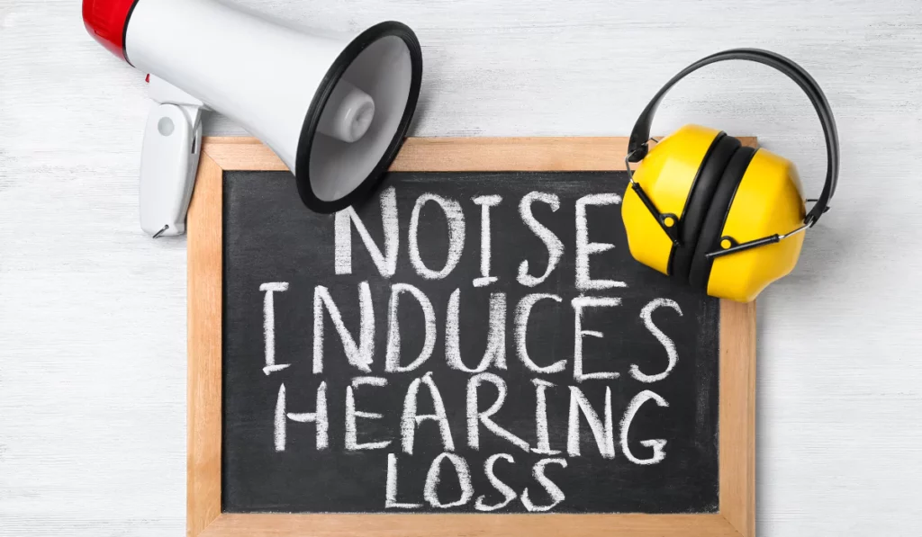 deafness due to loud noises