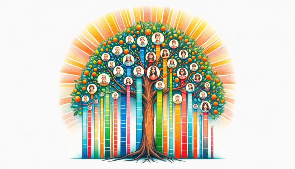 height genetics tree